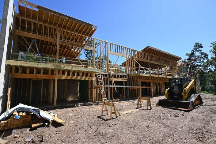 custom home in progress 1