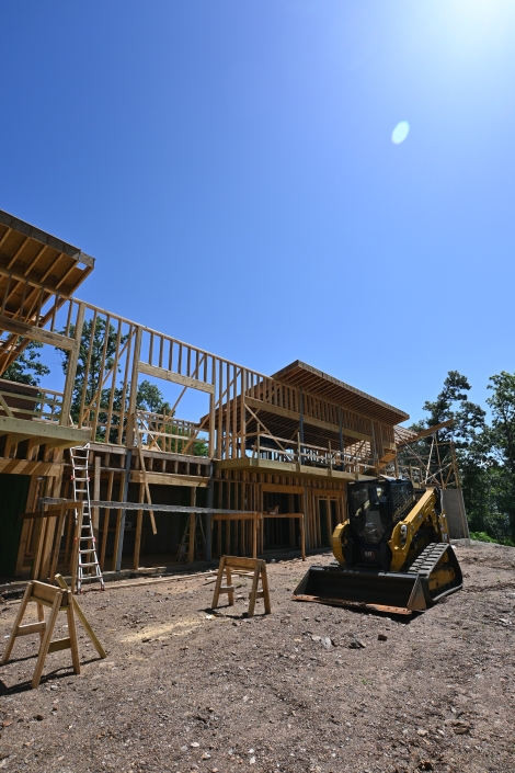 custom home in progress 2