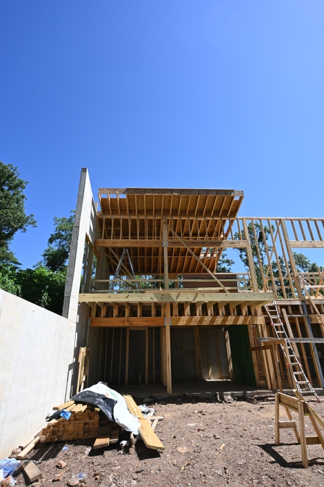 custom home in progress 3