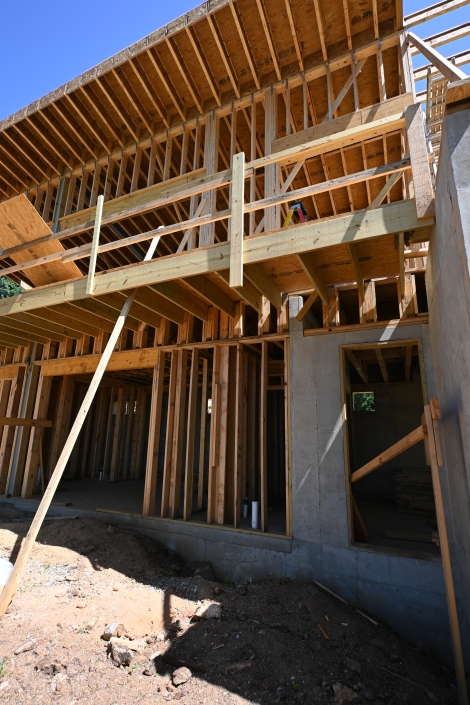 custom home in progress 14