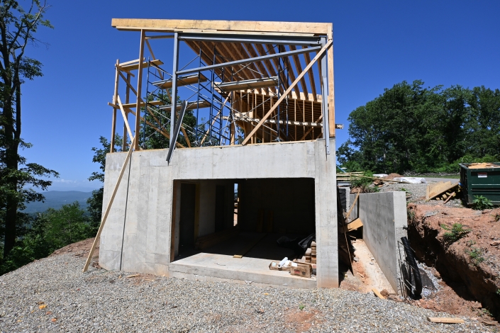 custom home in progress 21