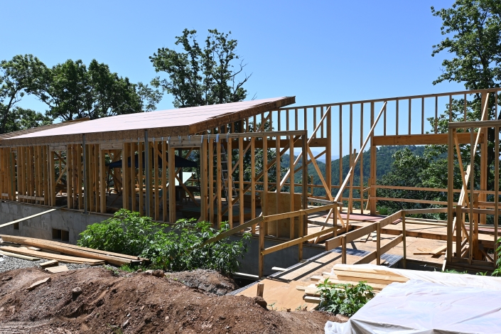custom home in progress 26